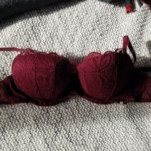 Pink bra